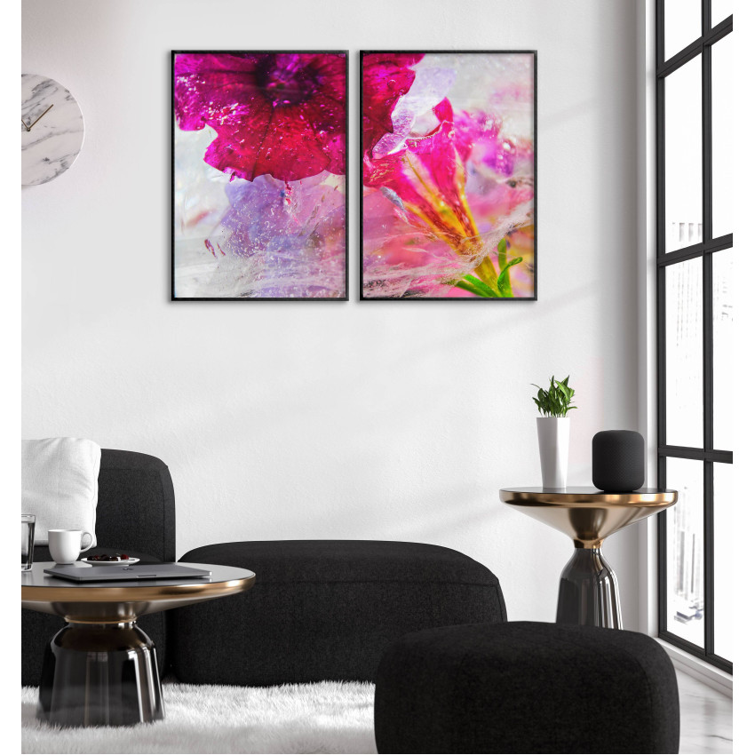 Abstract Art Flower - Two Piece Poster