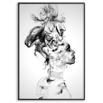 Woman Profile - Simple Fashion Poster