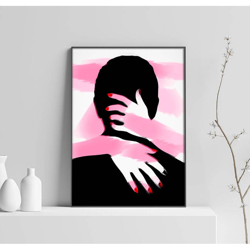 Abstrakt Kärlek - Enkel Fashion Poster