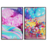 Cupcakes and Donuts - Two Piece Poster