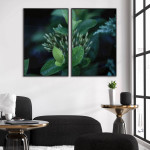 Green Leaves - Two Piece Poster
