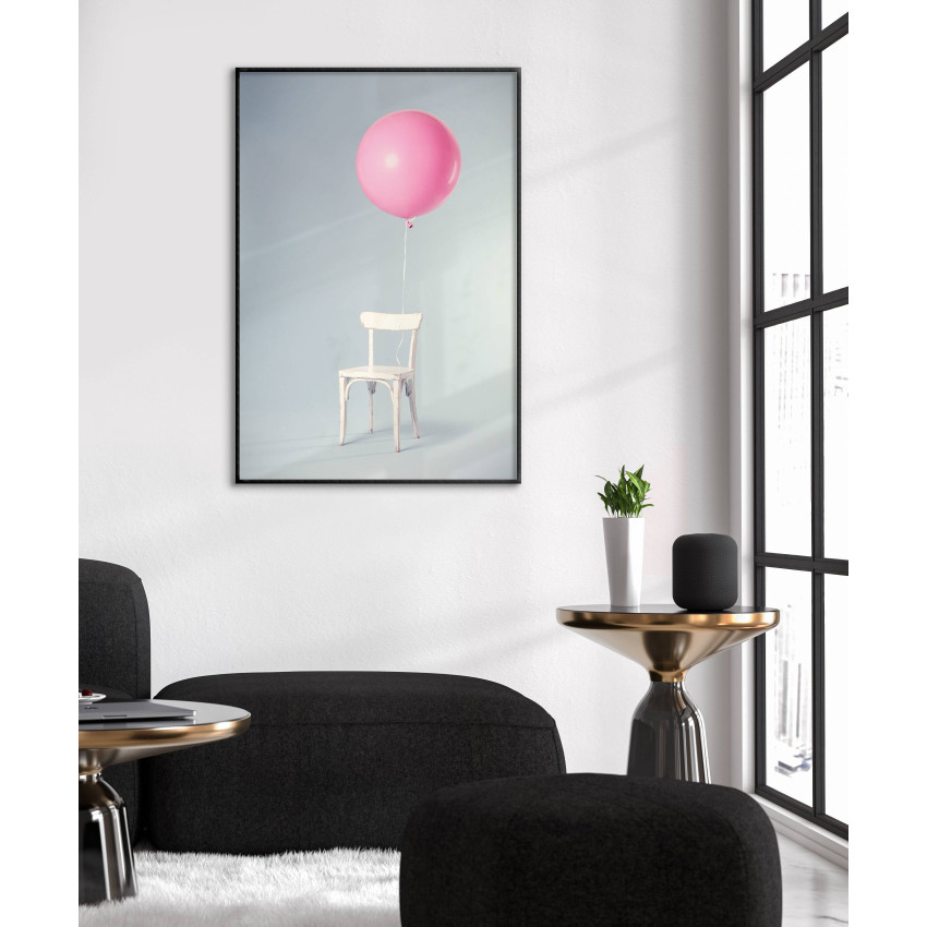 Pink Balloon - Simple Fashion Poster