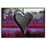 Wooden Heart - Simple Pink Fashion Poster
