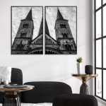 Gothic Church - Two Piece Poster