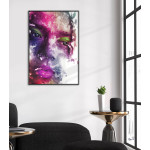 Kvinna Porträtt - Färgglad Fashion Poster