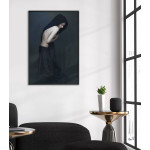 Mystisk Kvinna i Profil - Fashion Poster