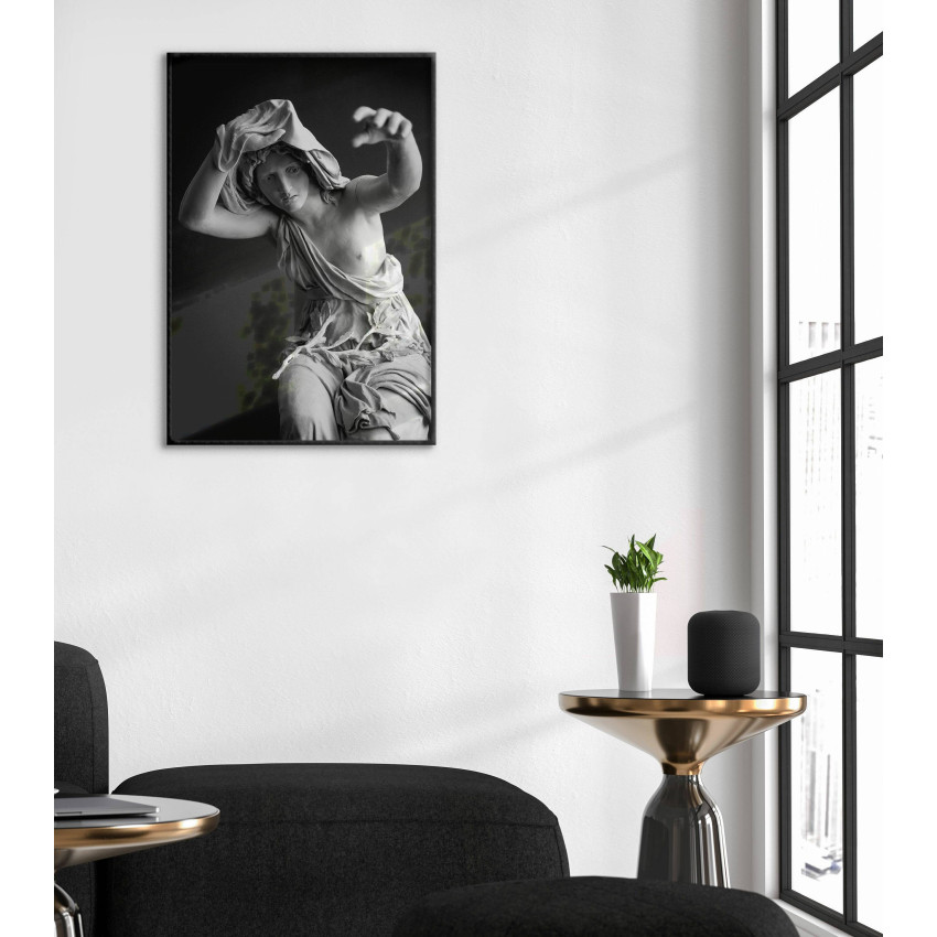 Staty Grekisk Gudinna - Svartvit Poster