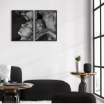 Statue Love Couple - Two Piece Poster 61x91 cm x 2