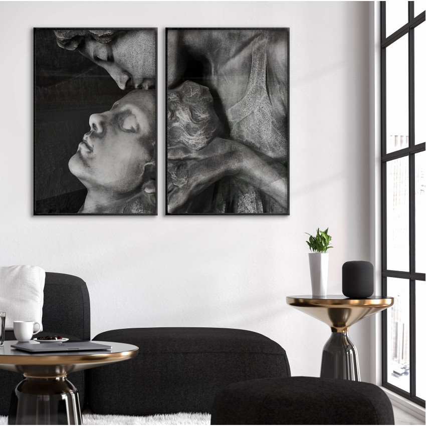 Statue Love Couple - Two Piece Poster 61x91 cm x 2