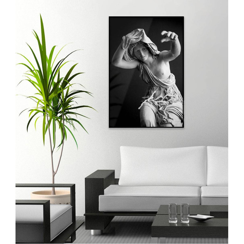 Staty Grekisk Gudinna - Svartvit Poster