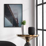 Bron Golden Gate i Närbild - Poster med Grodperspektiv