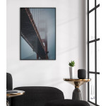 Bron Golden Gate i Närbild - Poster med Grodperspektiv