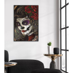 Sugerskull Kvinna - Illustration Poster