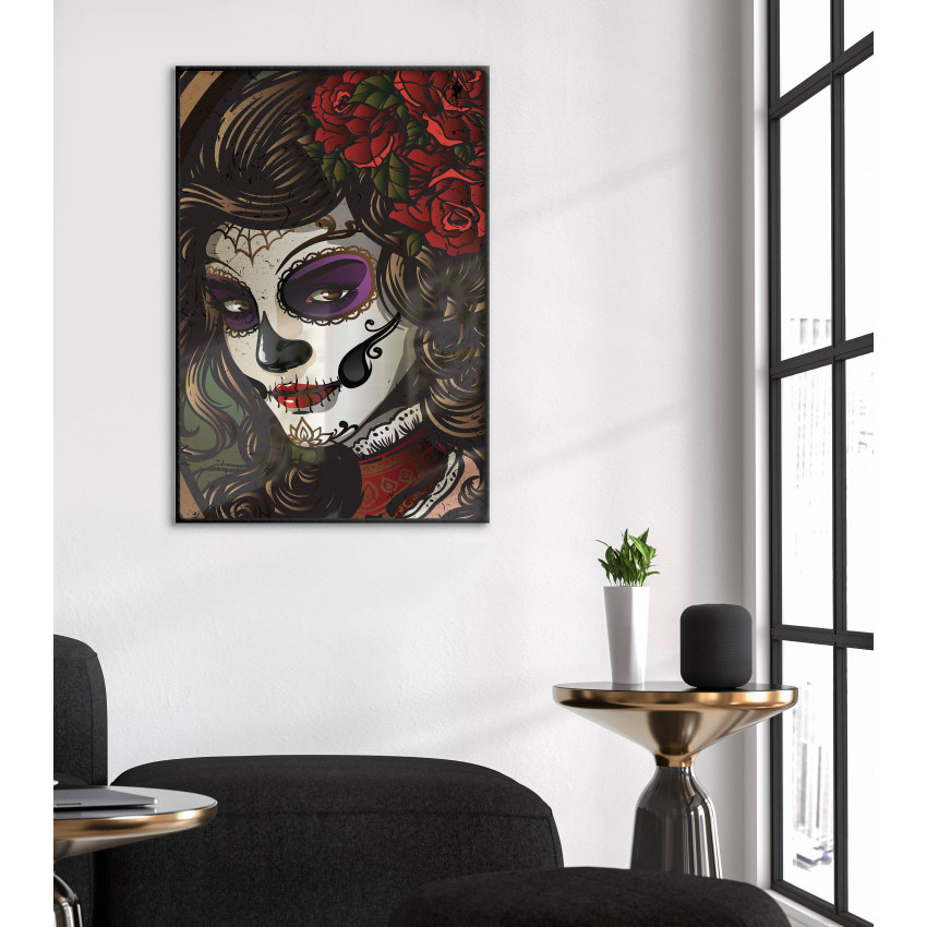 Sugerskull Kvinna - Illustration Poster