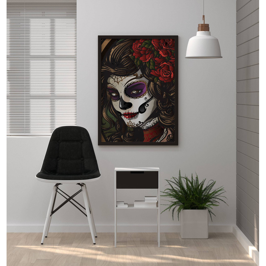 Sugerskull Kvinna - Illustration Poster