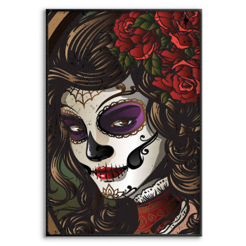 Sugerskull Woman - Fashion Poster