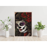 Sugerskull Kvinna - Illustration Poster