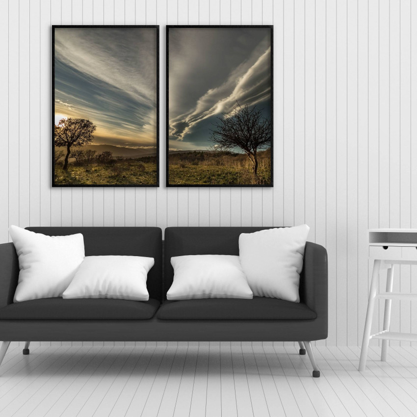 Naturmotiv - Vacker poster i två delar