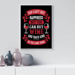 Red Wine and Text - Poster