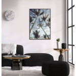 Palmer på Stranden - Simpel Vintage Poster