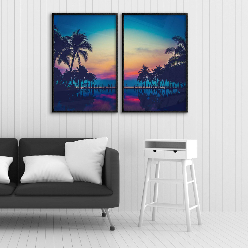 Beautiful Naturescape - Dark Two Piece Poster