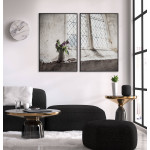 Window and Flowers - Two Piece Poster