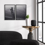 Golden Gate bron - Svartvit poster i två delar