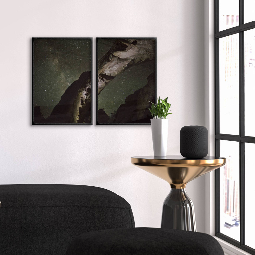 Stj&auml;rnhimmel och berg - Poster i tv&aring; delar