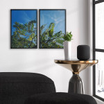 Blå himmel & gröna blad - Poster i två delar