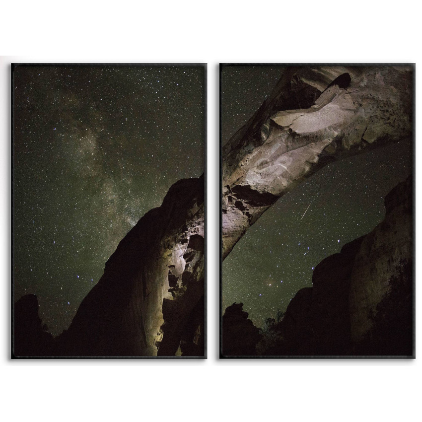 Stj&auml;rnhimmel och berg - Poster i tv&aring; delar