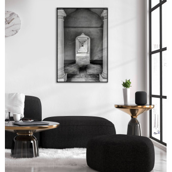 Palats Hall - Enkel Svartvit Poster