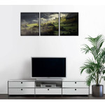 Sagolikt naturmotiv - Tavla i tre delar