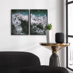 Havets vackra vågor - Turkos poster i två delar