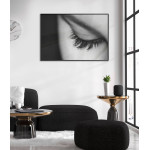 Beautiful Woman's Eyelashes - Simple Poster