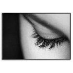 Beautiful Woman's Eyelashes - Simple Poster