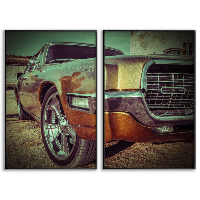 Thunderbird T-Bird- Poster med klassisk bil