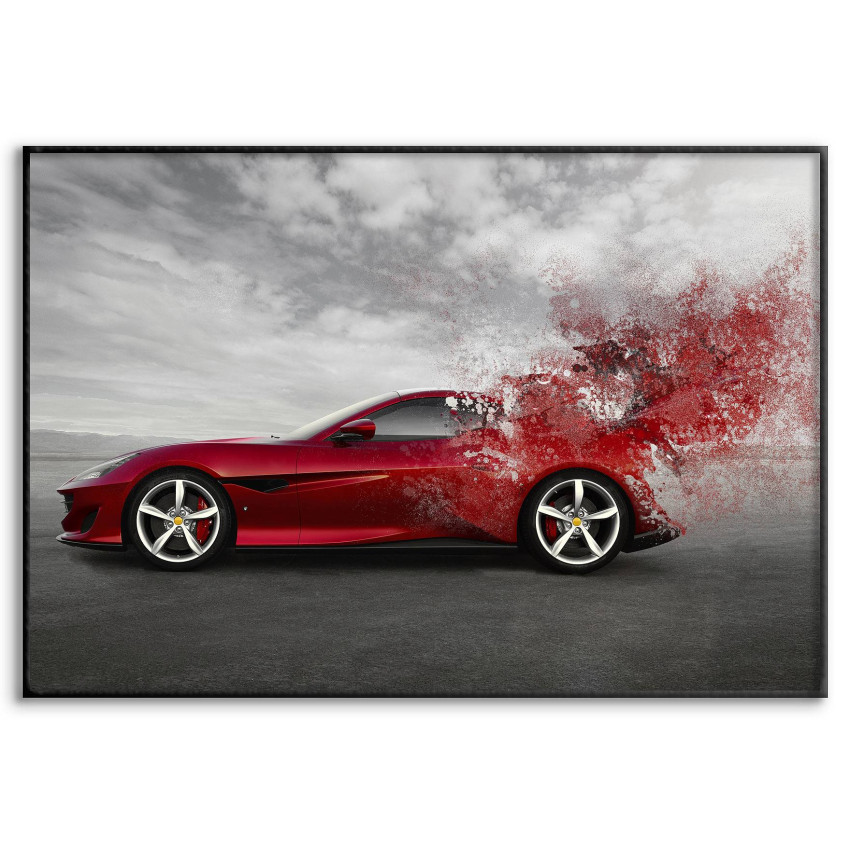 Red Ferrari - Cool Poster