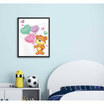 Teddybear - Baby Room Poster 