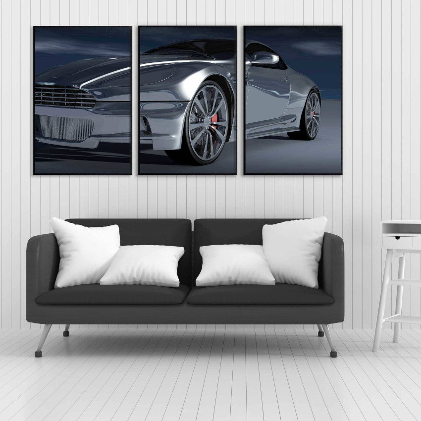 Cool Sports car - Three Piece Poster