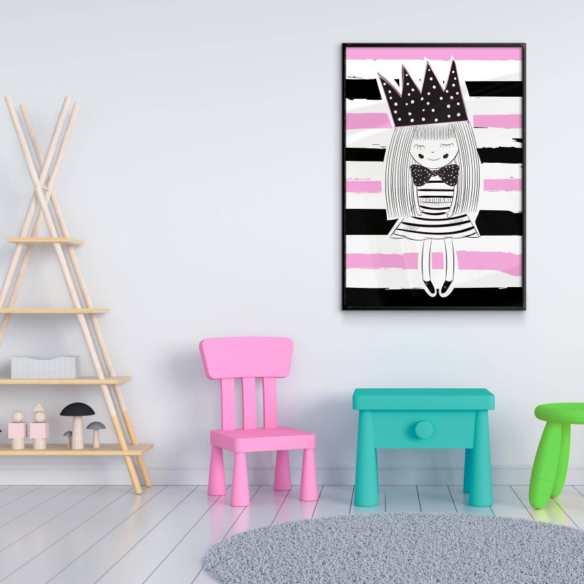 Fashion Prinsessa - Enkel Rosa Poster