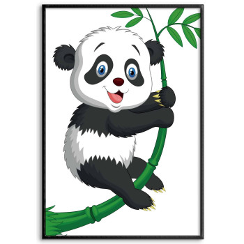 Glad Panda - Enkel Barntavla