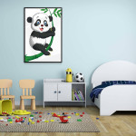 Glad Panda - Enkel Barntavla