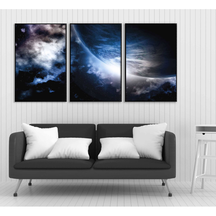 Jorden från rymden & stjärnor - Stora posters