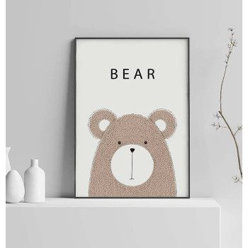 Cute Bear - Kids Poster