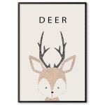 Gulligt Rådjur - Barntavla