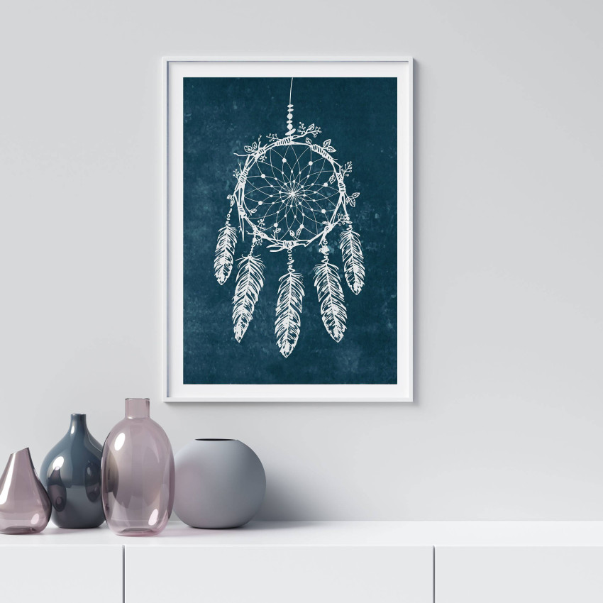 Dreamcatcher - Teal Poster