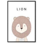 Lejon - Enkel Barntavla