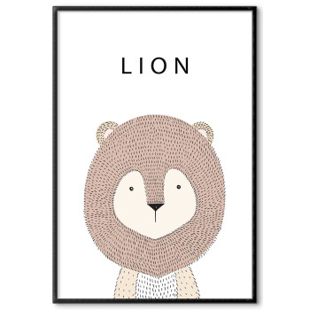 Lejon - Enkel Barntavla