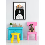 Cute Indian Bear - Simple Poster 