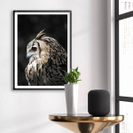 Uggla i Profil - Enkel & Snygg Plansch